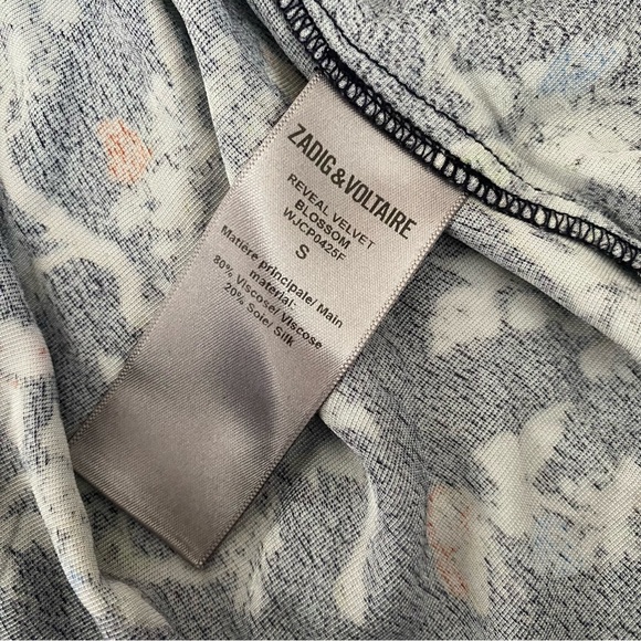 Zadig & Voltaire Reveal Velvet Blossom Dress - Picture 10 of 10